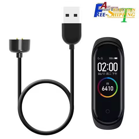 For Xiaomi Mi Smart Band 5 6 7 Magnetic Charging Cable Dock Portable USB Charger Wire Watch Accessor