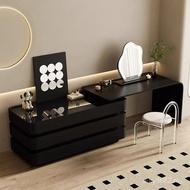 Black Advanced Retractable Cabinet Style Modern Simple Whole Pack Rotating e0 Bucket Solid Wood Dres