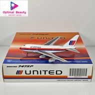 JC Wings XX4959 1: 400 United Airlines B747SP N140UA Alloy Aircraft Model