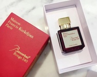 MFK Maison Francis Kurkdjian Paris
Baccarat Rouge 540 Extrait de Parfum
水晶之燄典藏香精 70ml