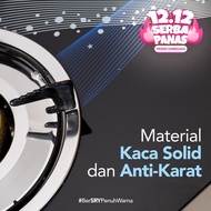 KOMPOR KACA SRY 2 TUNGKU | KOMPOR KACA GAS 2 TUNGKU