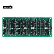 7 Decade 1R - 9999999R Programmable SMD Resistor Slide Resistor Board Step Accuracy 1R 1% 1/2 Watt M