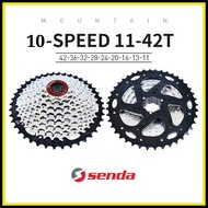 CROWNSTAR MTB Bicycle 8 9 10 Speed Cassette MTB 11-42T Bike Cogs Mountain Flywheel Freewheel