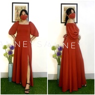 gown for ninang wedding ♂CAMILA 2-WAY PLUS SIZE neoprene formal gown dress wedding kasal debut nin