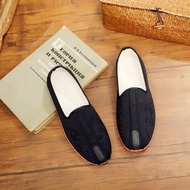 Casual Cloud Hook Shoes Square Shoes Chinese Style Retro Old Beijing Cloth Shoes Comfortable Peas Sh