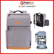 K&F Concept BETA bag Canvas Side Load camera backpack with laptop compartment
