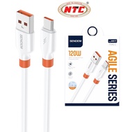 SENDEM M91T USB-A to TypeC 120W fast charging cable, 1M long (White) - Nhat Tin Accessories