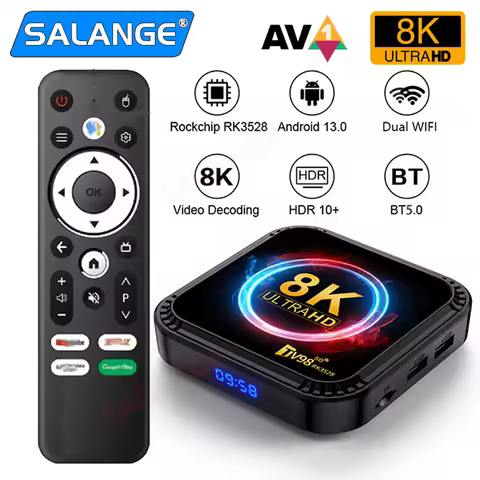 TV98 ATV Ultra HD 8K Smart TV Box Android 13 RK3528 2GB16GB 4GB 32GB/64GB Dual Wifi BT5.0 2.4G&5G Me