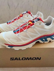 SALOMON XT-6 跑步鞋 米灰色