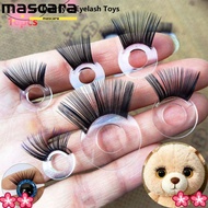 MARA 10pcs Doll Toy Safety Eyes, 12-35mm 8 Styles Eyes Eyelash Toys,  DIY Stereo Crystal Eyes for Bl