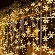 1pc 1.5M/4.92FT, 3M/9.84FT, 6M/19.68FT LED Snowflake String Light, Creative Decorative Light String,