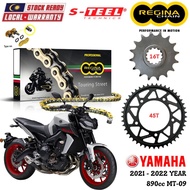 YAMAHA 890cc MT-09 Full Set Regina TOURING STREET Chain 525 ZRT Steel Sprocket Sets