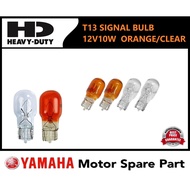 T13 SIGNAL BULB 0 ORANGE CLEAR 12V10W MENTOL SIGNAL LAMPU KIRI KANAN MOTORCYCLE MOTOR OREN EX5 DREAM