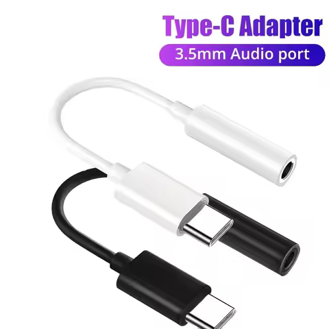 Type C To 3.5 Jack Earphones Adapter Cable Type C 3.5mm Audio Cable Adapter For Smart Phone Android