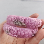 Natural Salt Source Bracelet Men Women Collection Grade Colorful Salt Source Candy Color Natural Col