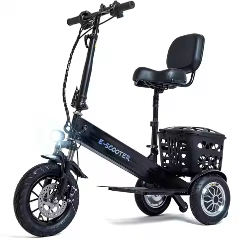 3 Wheel Electric Scooter for Adults, 3 Wheel Mobility Scooter for Adults, 330 lbs Load, Long Range,