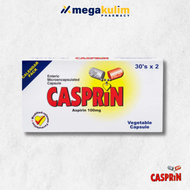 Casprin Aspirin 100mg Vege Cap 2X30s