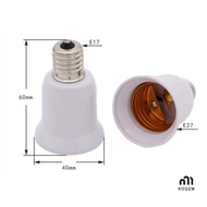 KOQZM] E17 Lamp Socket E17 to E27 LED Halogen CFL Light Bulb Lamp Adapter new