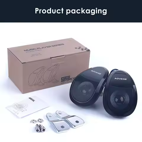 Motorcycle Bluetooth Speaker Waterproof FM Radio Speaker Insert Into Truck Speaker Power Amplifier