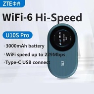 Unlocked ZTE U10S Pro wireless router 4G LTE mobile wifi Type c screen Wi-Fi6 300Mbps 3000mAh batter