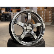 NEW 17X7.5J AOW GT Rim (set of 4) Hyper Black for GT86 GR86 BRZ Corolla Sport Altis Polo Vento
