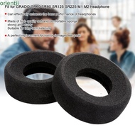 ORIENMY 2PCS Headphone Ear Cushion, Soft and Comfortable Black Earpad Cover, 78*22mm Hard Sponge Rep