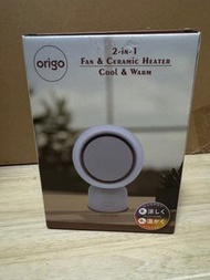Origo 2in1 fan heater cool &amp; warm 桌上冷暖風機