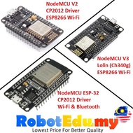 NodeMCU V2 / LoLin V3 / ESP32 ESP-32 Arduino Lua IoT ESP8266 ESP-12E ESP 12 i2c WIFI Wi-Fi Bluetooth