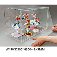 [Acrylic Display Box] Transparent Anti-dust Doll Model Collection Box Acrylic Flip-top Doll Box 45 *