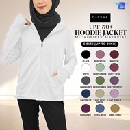 QAYRAA UPF50+ Cap Jacket Jogging Jacket Sport Anti-UV Hoodie /Size S-3XL/Black/Blue/Maroon/Grey/Dust