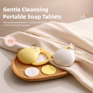 Portable Travel Soap Paper Outdoor Disposable Hygienic Cleaning Soap Sheet Hand Wash Tablets
