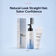 Jaseu Hair Relaxer 240ml Professional Salon Straightening Cream Straight Hair Natural DIY