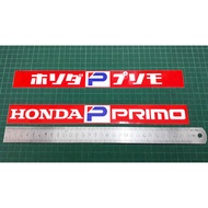 Honda Primo - sticker (rear windscreen)