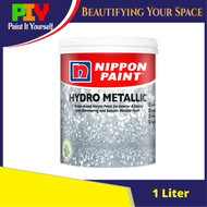 Nippon Paint Hydro Metallic Paint Water Based 1L - 1 Liter