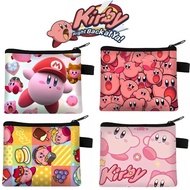 Kirby Wallet Popular Anime Zipper Wallet Cartoon Children's Wallet Coin Paper Currency Storage Bag C