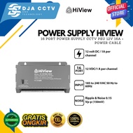 HiView HI-12V16A-16CH 16 Port POWER Supply cctv PSU 12V 16A + POWER Cable