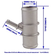 Aluminum radiator coolant hose joint flange outlet, suitable for Volkswagen Jetta 1C0121087E