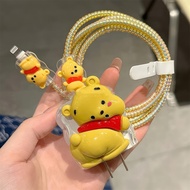 Charger Protector 18w/ 20w Bear kitten iPhone Charger Head Cable Protector Adapter Protector iPhone 