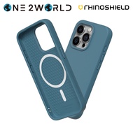 RhinoShield SolidSuit Magnetic Case Circular Design Recycle Material iPhone 15 Pro Max 6.7" Drop Protection Pure Cover