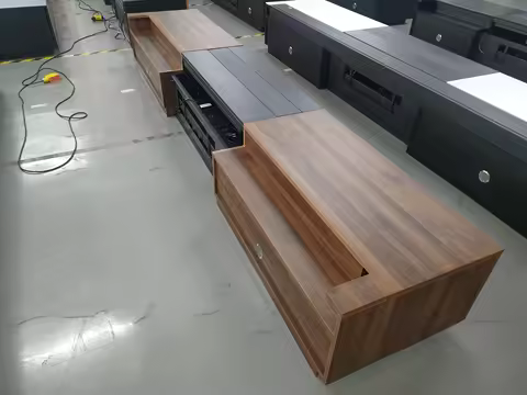 100-120inch Motorized Projection Smart UST Laser Projector Cabinet Living Room Integrated UST Projec