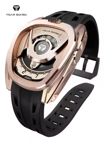 TSAR BOMBA Chivalry 8213 Mechanical Mens Watch Set Automatic Watch fo Men Waterproof 100M lnterchang