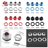Sharprepublic 4 Pieces RC Hex Hubs RC Crawler 17mm Spare Parts Accessory Wheel Hex Adapter
