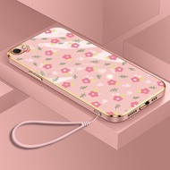 Casing Vivo 1609 1719 1724 1808 1811 1817 1819 1820 Full Screen Small Flower Shockproof Silicone Phone Protective Cover
