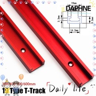 DAPHNE-HOME 1Pcs T-Track, Aluminium Alloy T Slider Fixture Slot Slide T-Slot Track, Slide Guide Rail
