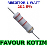 RESISTOR 2K2 2.2K OHM 1 W WATT 1W 5 PERCENT FVKOTIM