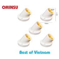 E27 lamp holder, Ominsu brand tilted E27 lamp holder