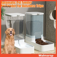 walmarsp Automatic Cat Feeder 3.8L/133.7oz Pet Water Fountain 4.6-Pound Cat/Dog Feeder Large Capacit