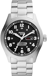 Fossil Defender Men's Solar-Powered Stainless Steel Watch
