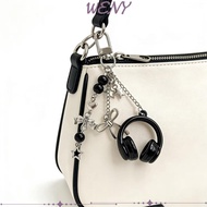 WENY Music Headphone Bag Charms, Hanging Y2K Headphone Charms, Bag Decoration Phone Strap