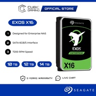 Seagate Exos X16 Enterprise Internal Hard Disk HDD SATA 6GB/s 7200 RPM Hard Drive For Commercial (10